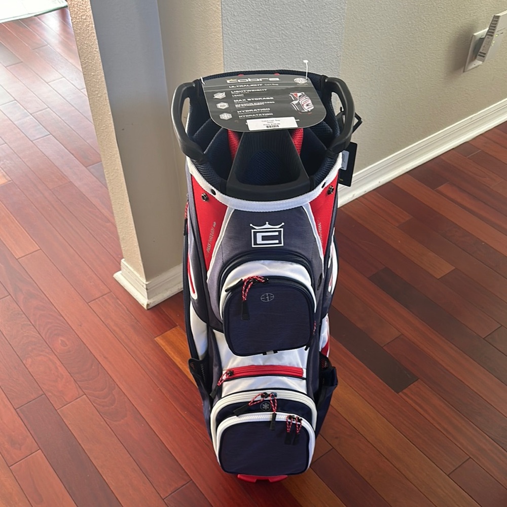 Cobra Ultralight Red and Black Cart Bag